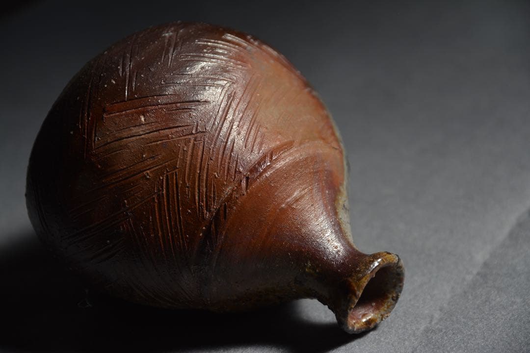 【金重晃介】備前扁壺徳利