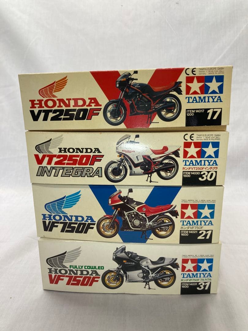 タミヤ１／12オートバイシリーズ ホンダVT250F VF750F 他まとめ