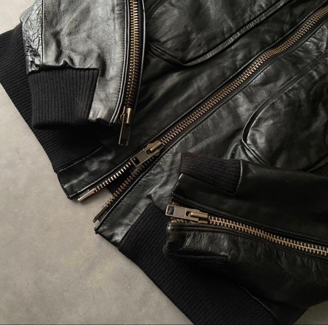 ジャケット・アウター grunge real horse leather jacket BQ10