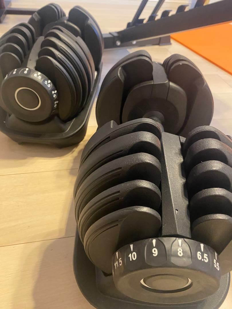 トレーニングベンチ+可変式ダンベル