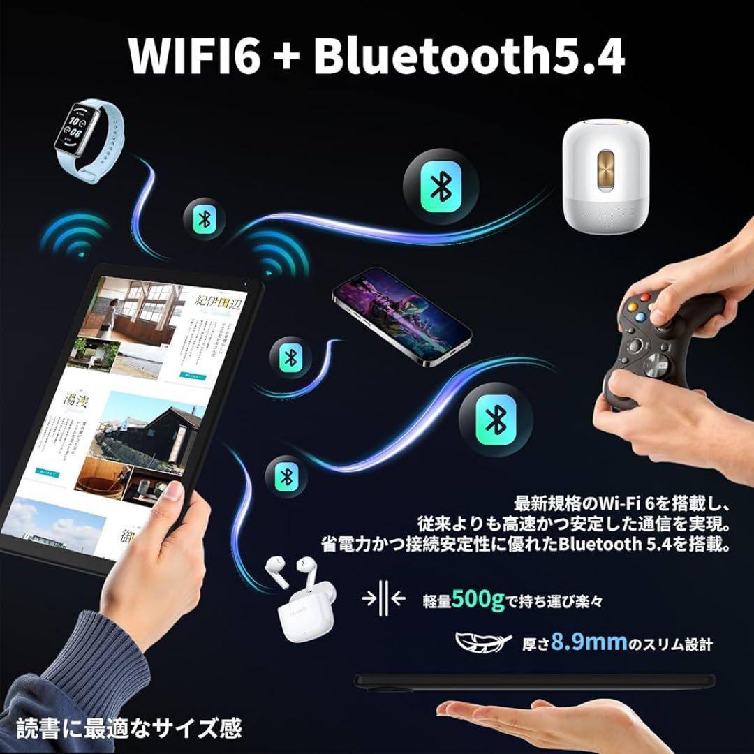 タブレット 10インチ Android15 16GB+32GB