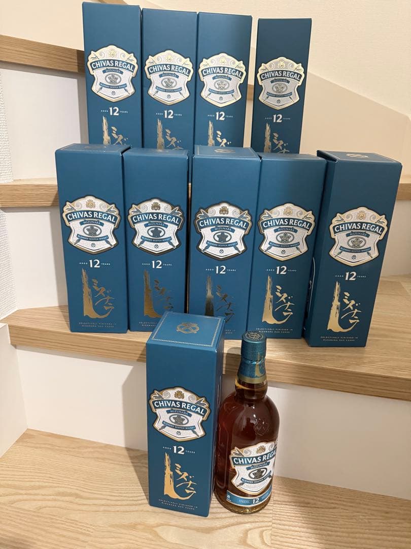 ✿シーバスリーガルミズナラ12年 スコッチウイスキー700ml 10本セット