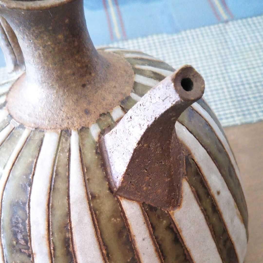作家の陶器♡釉彩焼〆注器、酒器、オブジェ、置物