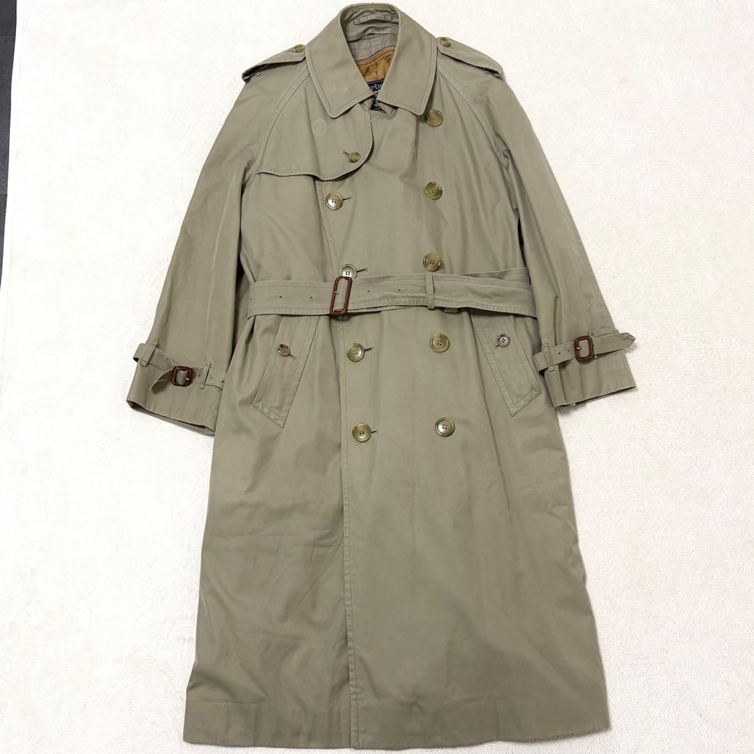 【美品】バーバリー トレンチコート ダブル ライナー ノバチェック ベルト
