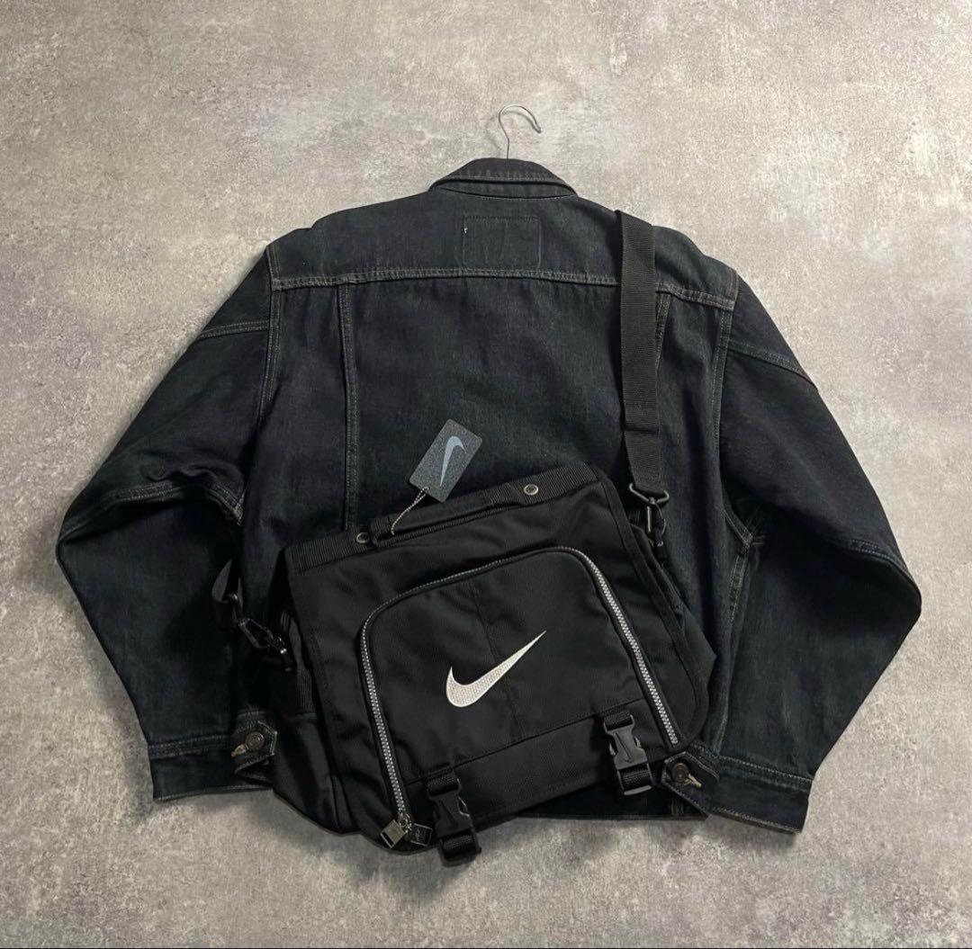 90s NIKE メッセンジャーバッグ ワンショルダー テック系 y2k