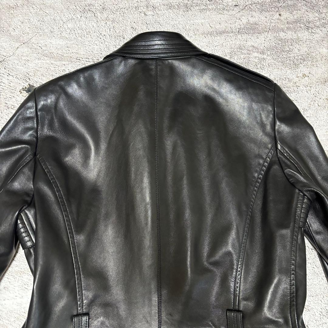 【激渋】 Euro Vintage lether coat ラムレザー　本革