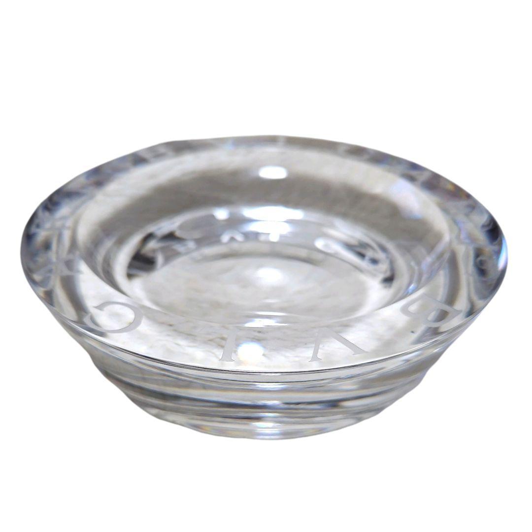 【美品】BVLGARI×ロゼンタール クリスタル 灰皿 置物 ギフト プレゼント