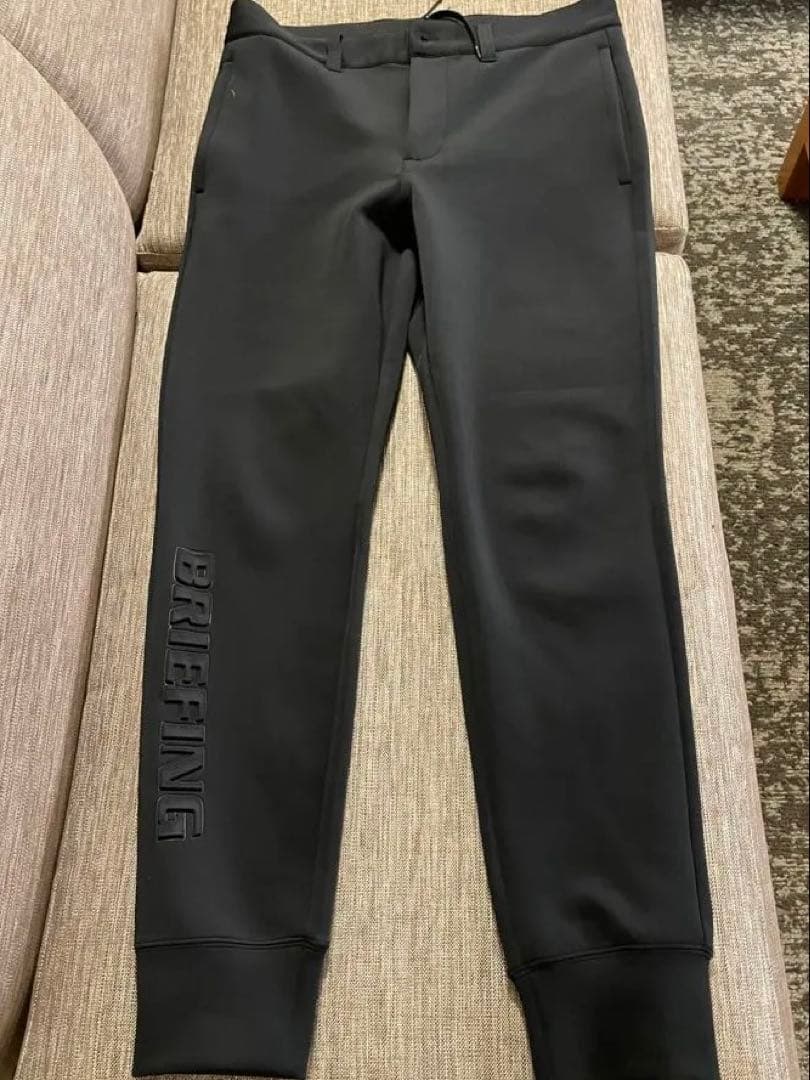 BRIEFING ブラックパンツ ロゴ入り Mサイズ