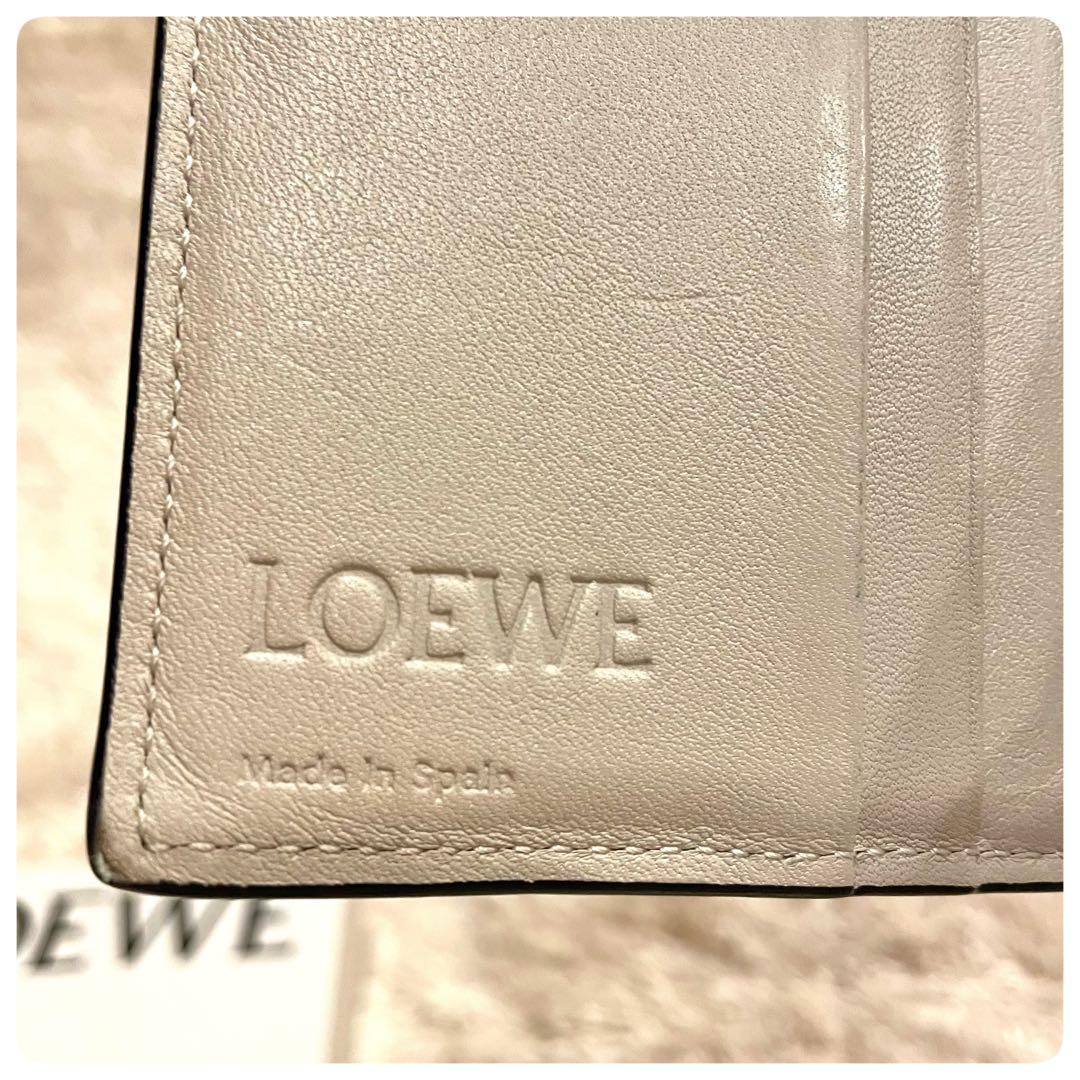 美品✨　ロエベ　コンパクトジップ　ウォレット　二つ折り財布
