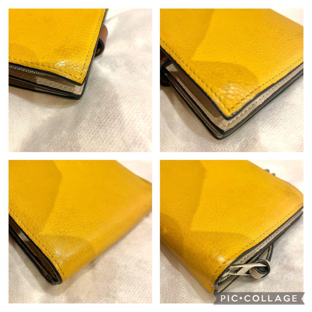 美品✨　ロエベ　コンパクトジップ　ウォレット　二つ折り財布