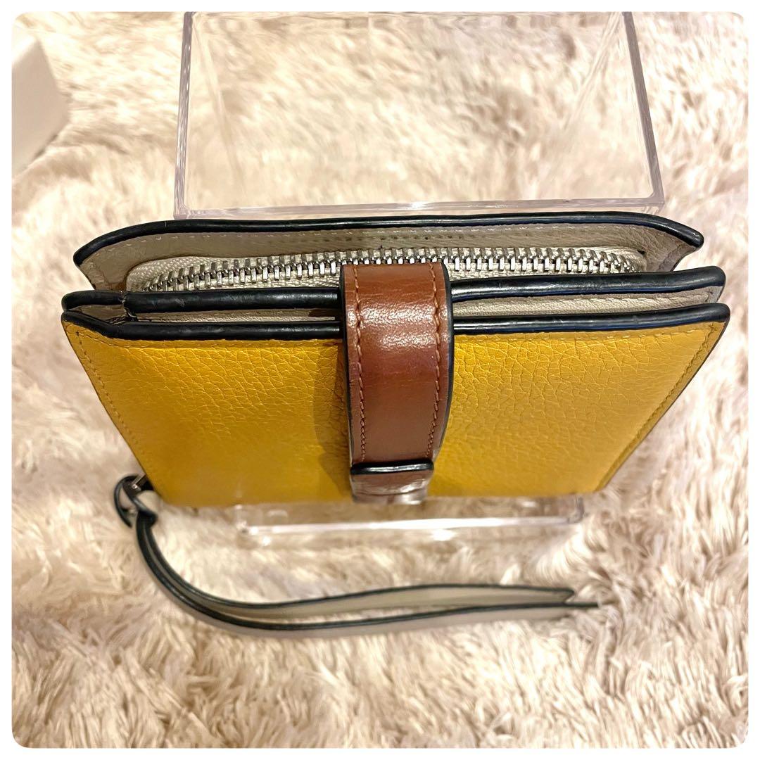 美品✨　ロエベ　コンパクトジップ　ウォレット　二つ折り財布