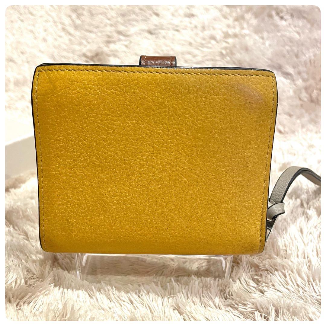 美品✨　ロエベ　コンパクトジップ　ウォレット　二つ折り財布