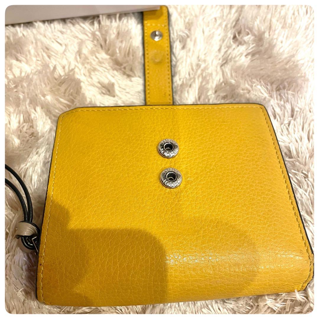 美品✨　ロエベ　コンパクトジップ　ウォレット　二つ折り財布
