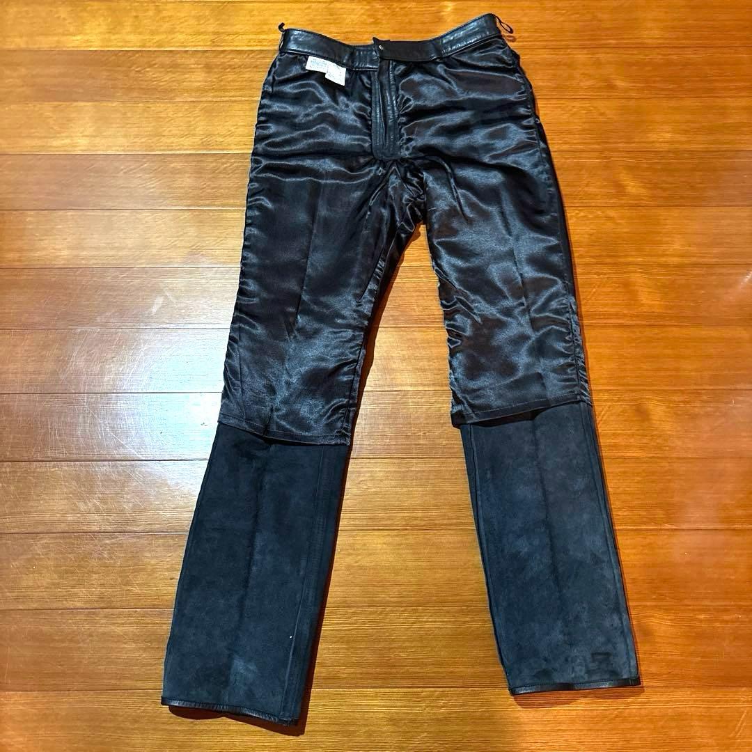 W32 レザーパンツ メンズ ライダース パンクロック ライディング ツーリング