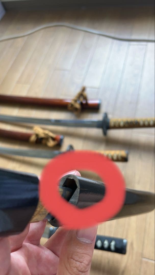 装飾的な刀4本セット 模造刀