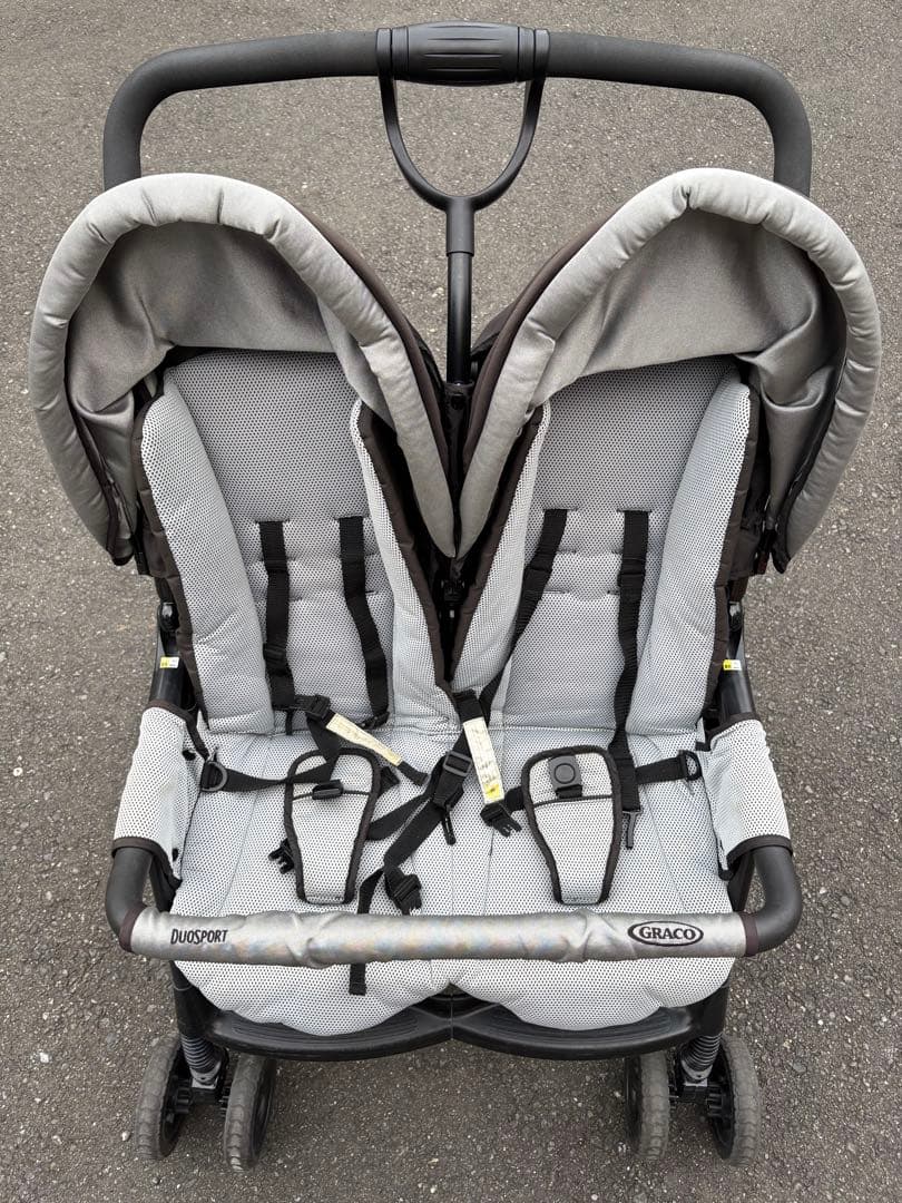 Graco DuoSport グレコデュオスポーツ　双子用ベビーカー グレー