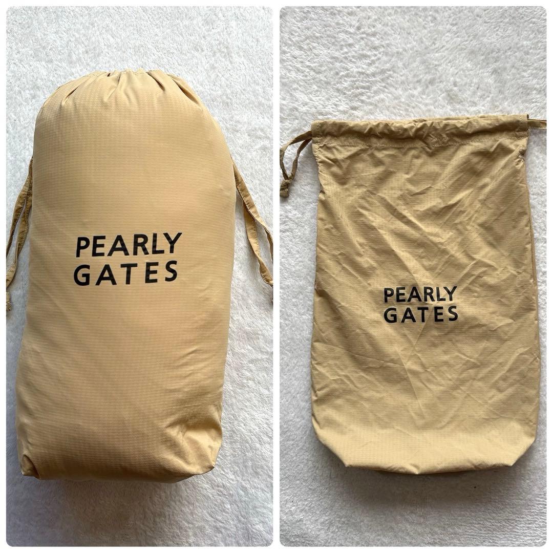 未使用級　現行品　パーリーゲイツ 　ダウン　ジャケット　ベスト　フード　ベージュ