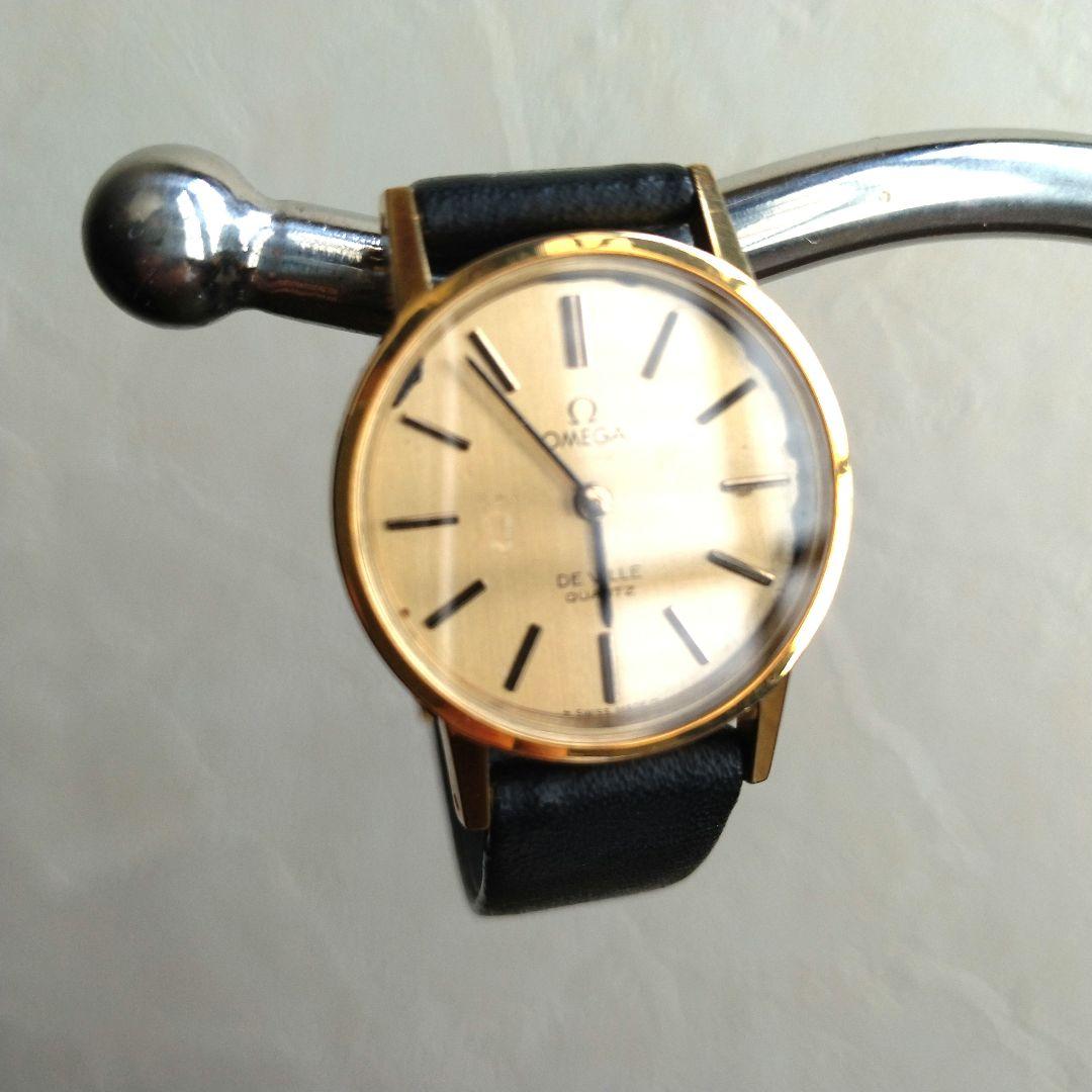OMEGA オメガ 時計 ゴールド クオーツ　レディース