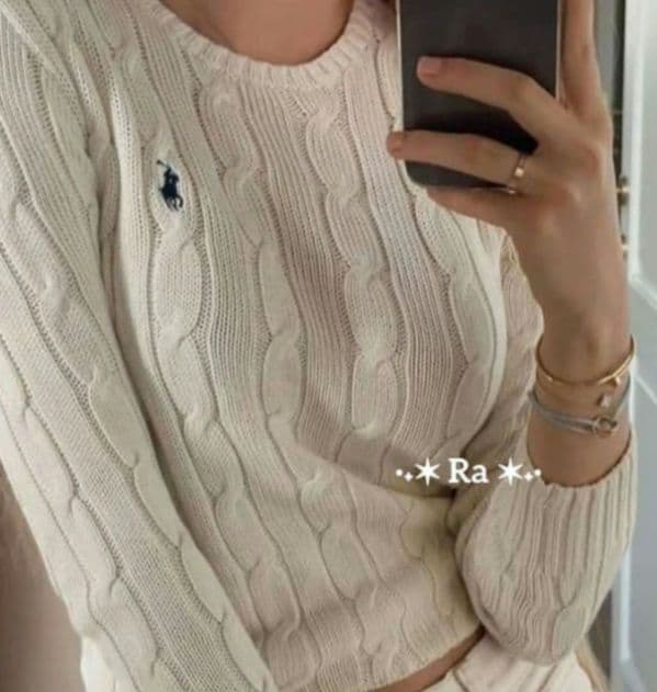 【♡】ラルフローレン ピマコットン ケーブル編みニット セーター 現行品