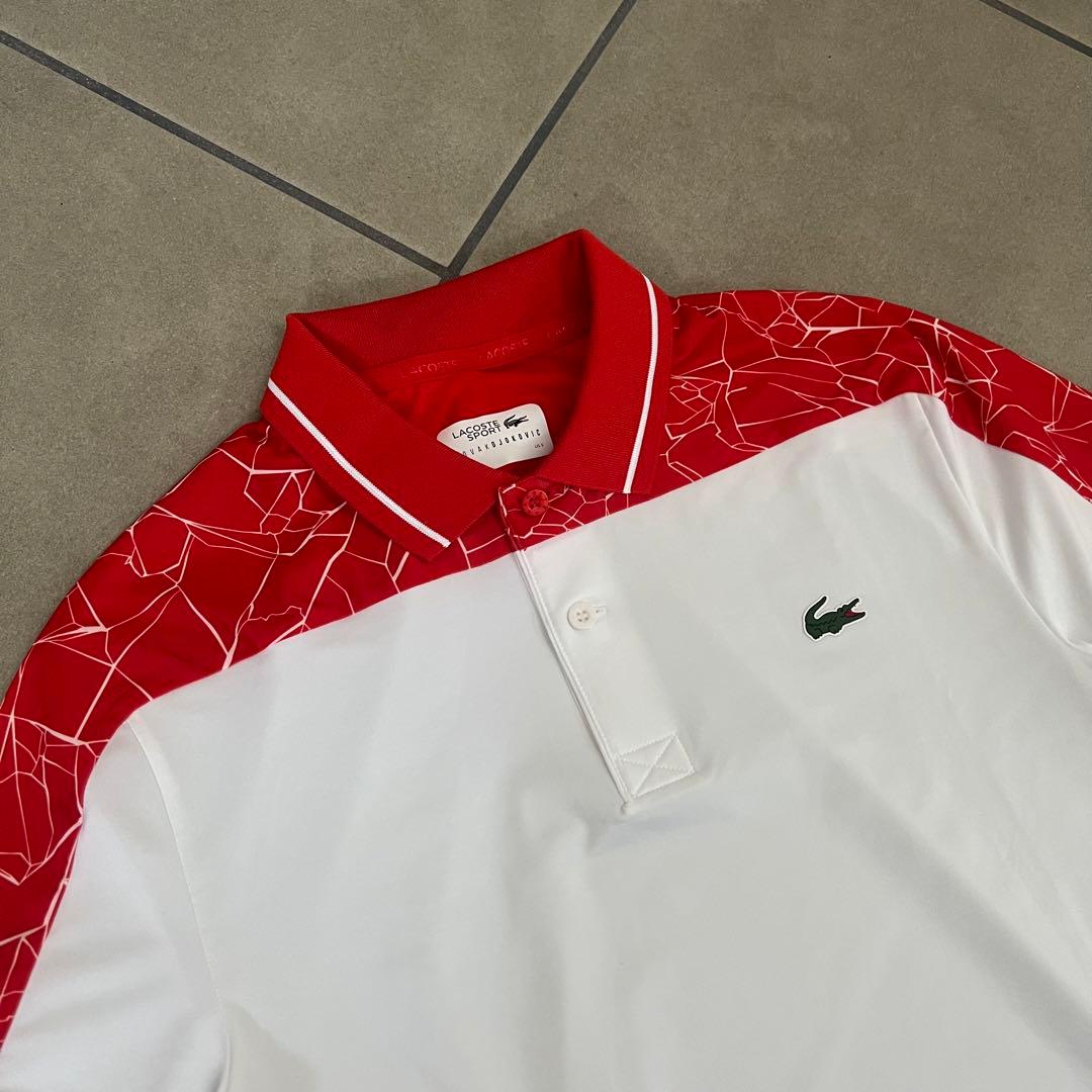 LACOSTE NOVAK DJOKOVIC ラコステ　テニス　ポロシャツ　S