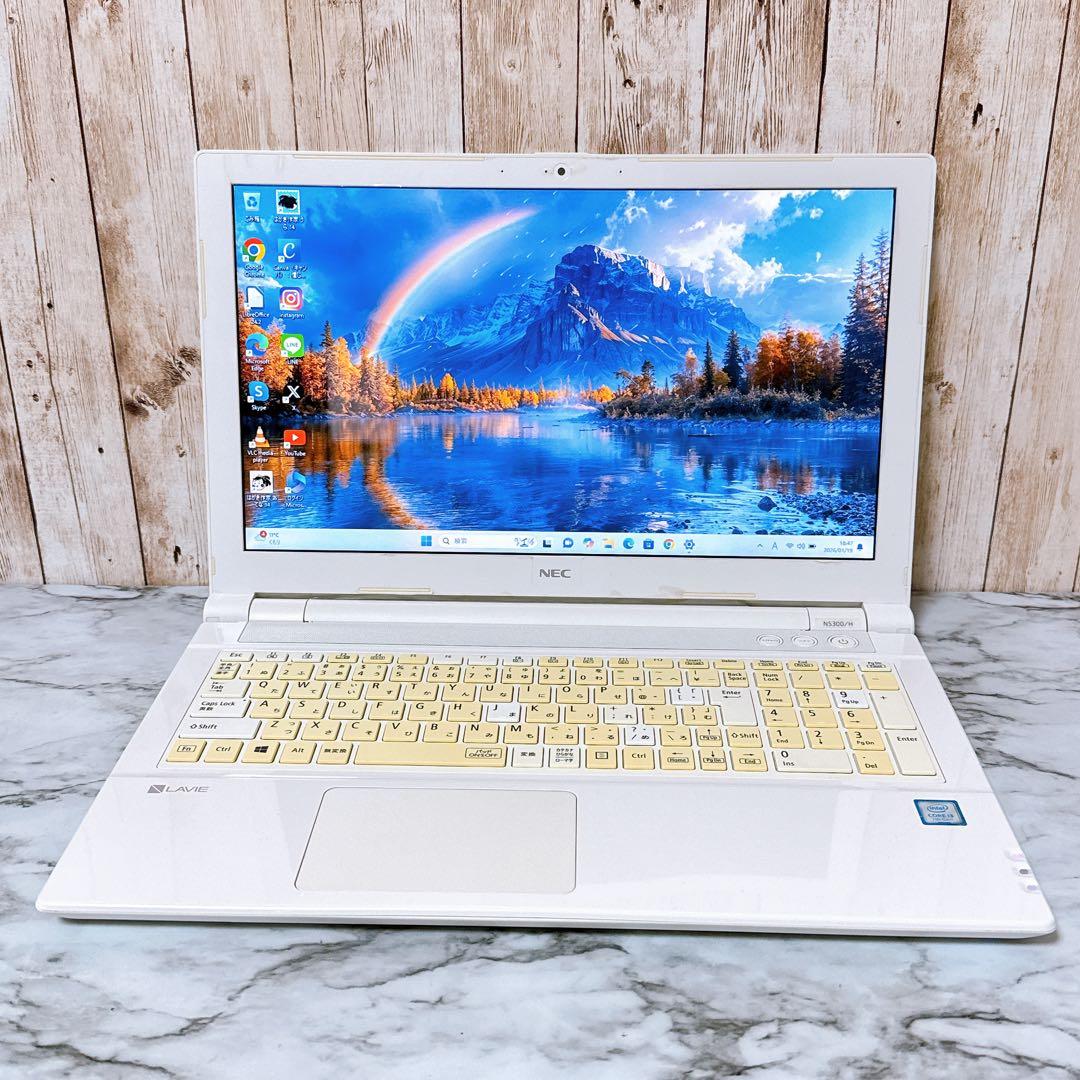 【赤字価格】すぐ使えるパソコンPC 快適i3/爆速SSD＆メモリ8GB✨カメラ付