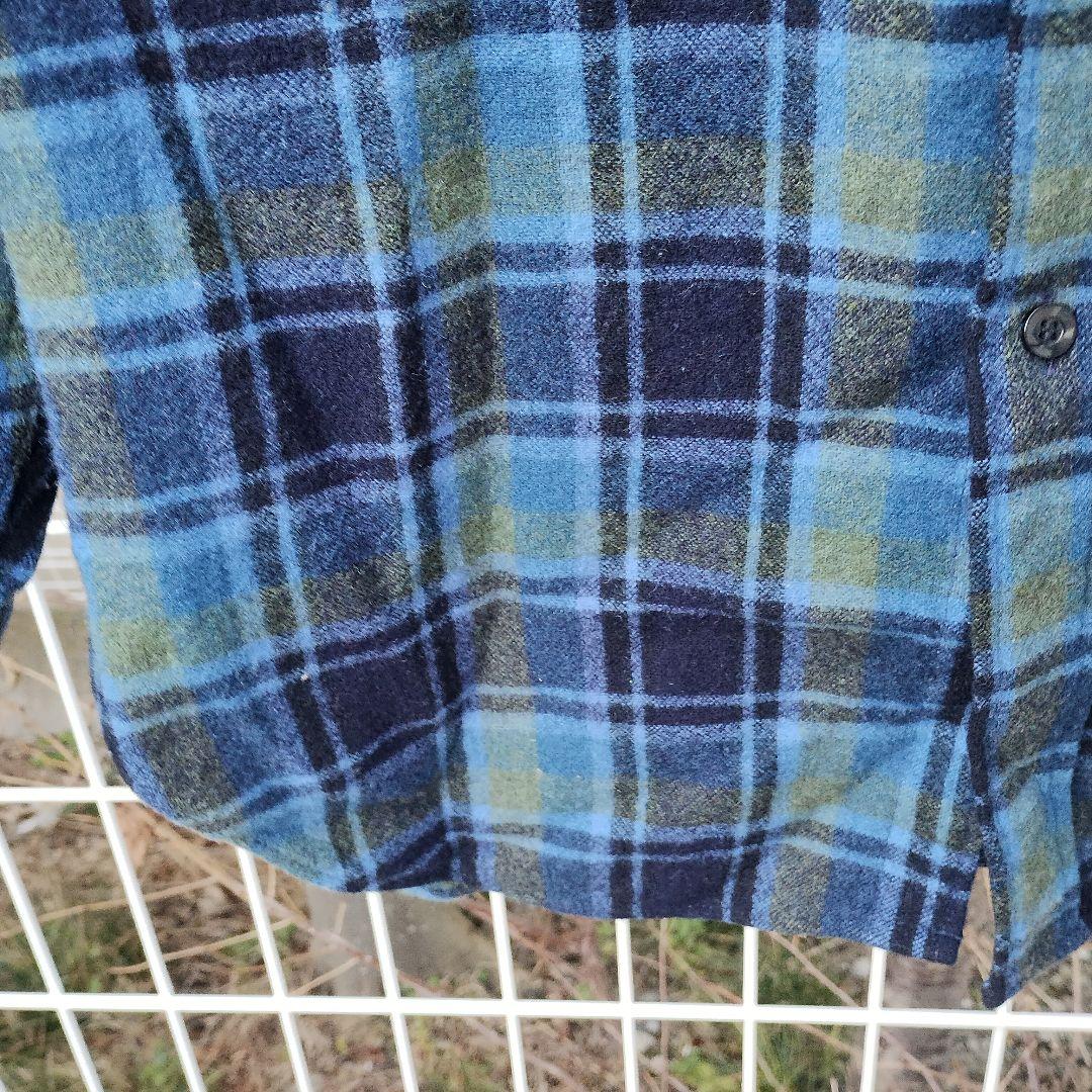 キ*ル様 Pendleton ウール 長袖シャツ カリフォルニアサーフ配色チェッ