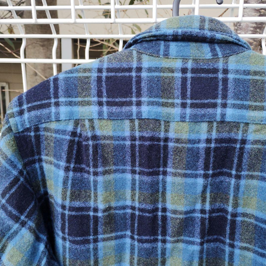 キ*ル様 Pendleton ウール 長袖シャツ カリフォルニアサーフ配色チェッ