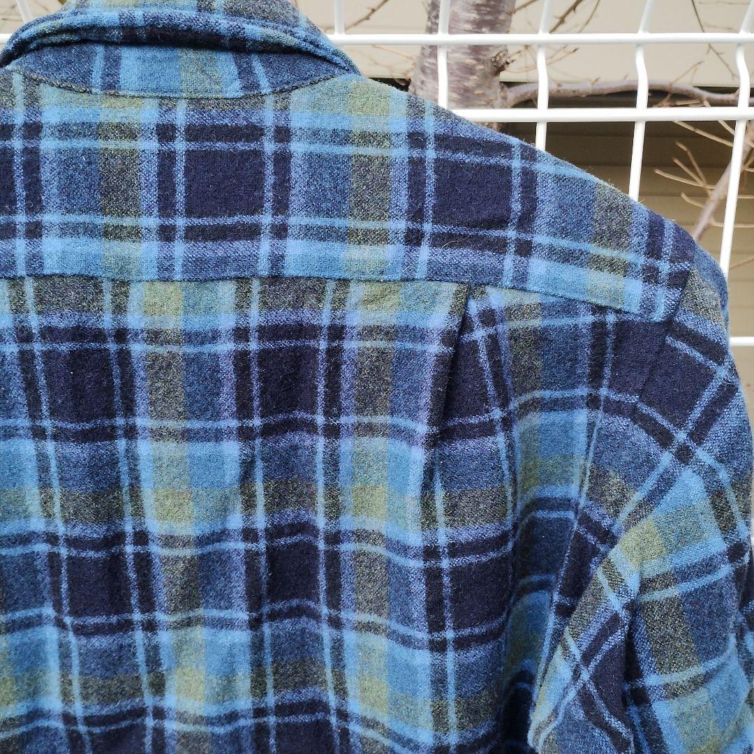 キ*ル様 Pendleton ウール 長袖シャツ カリフォルニアサーフ配色チェッ