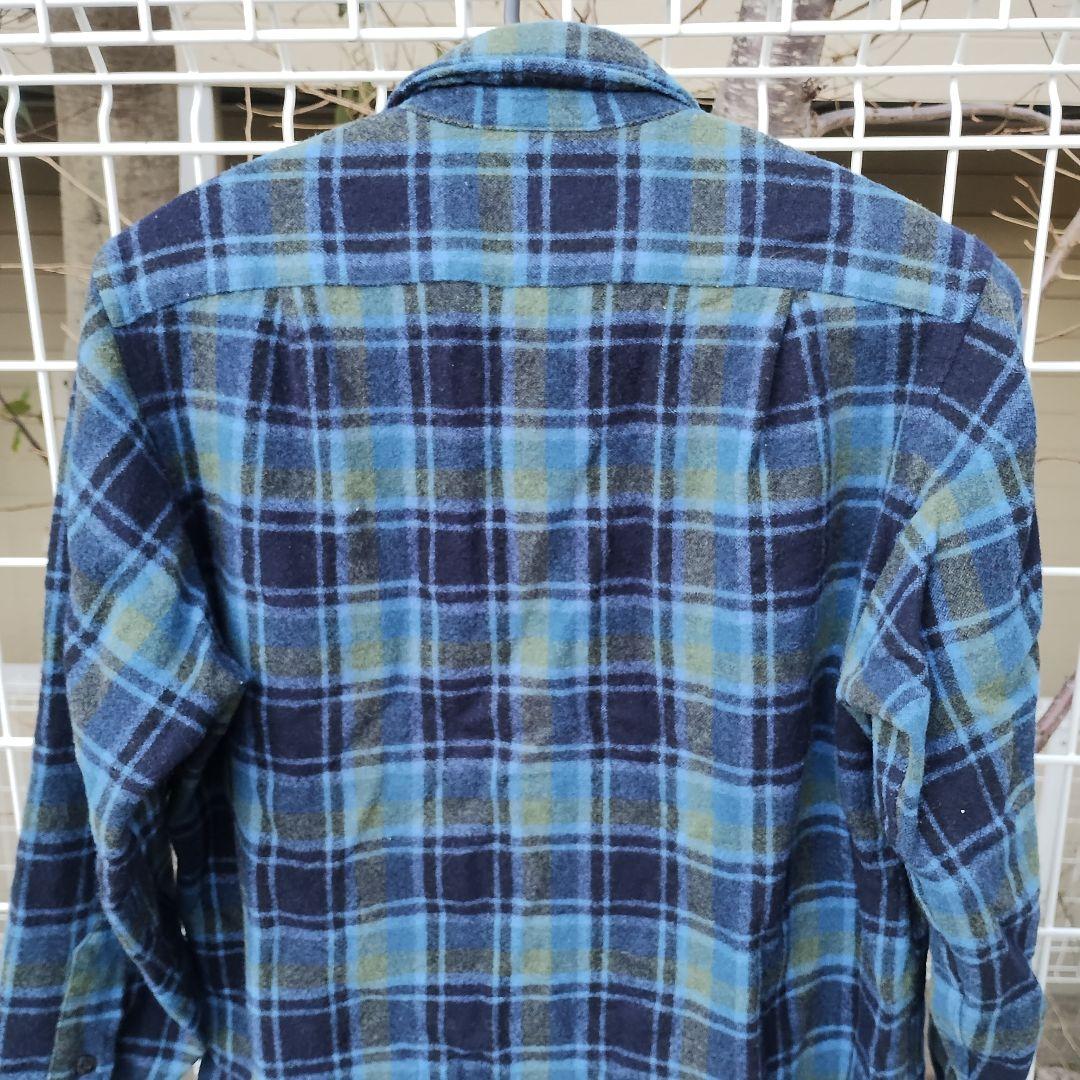 キ*ル様 Pendleton ウール 長袖シャツ カリフォルニアサーフ配色チェッ