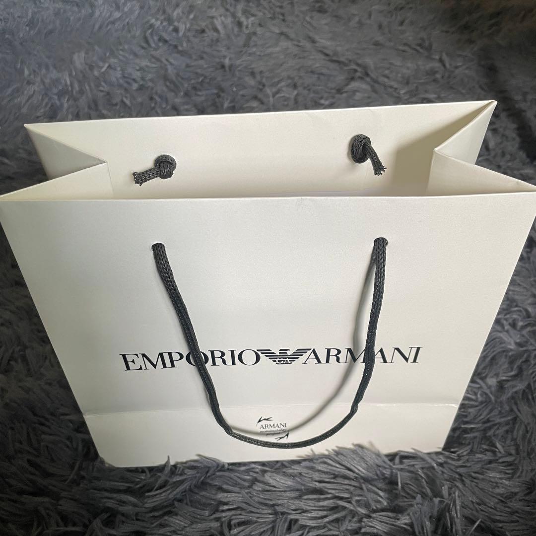 エンポリオアルマーニ ARMANI 折財布　送料無料　ショッパー 付　男女兼用