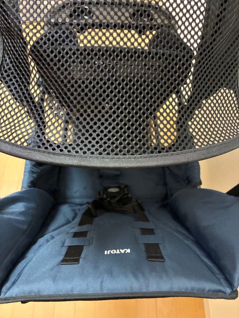 KATOJI二人乗りベビーカー 二人でゴー　リアシート付き