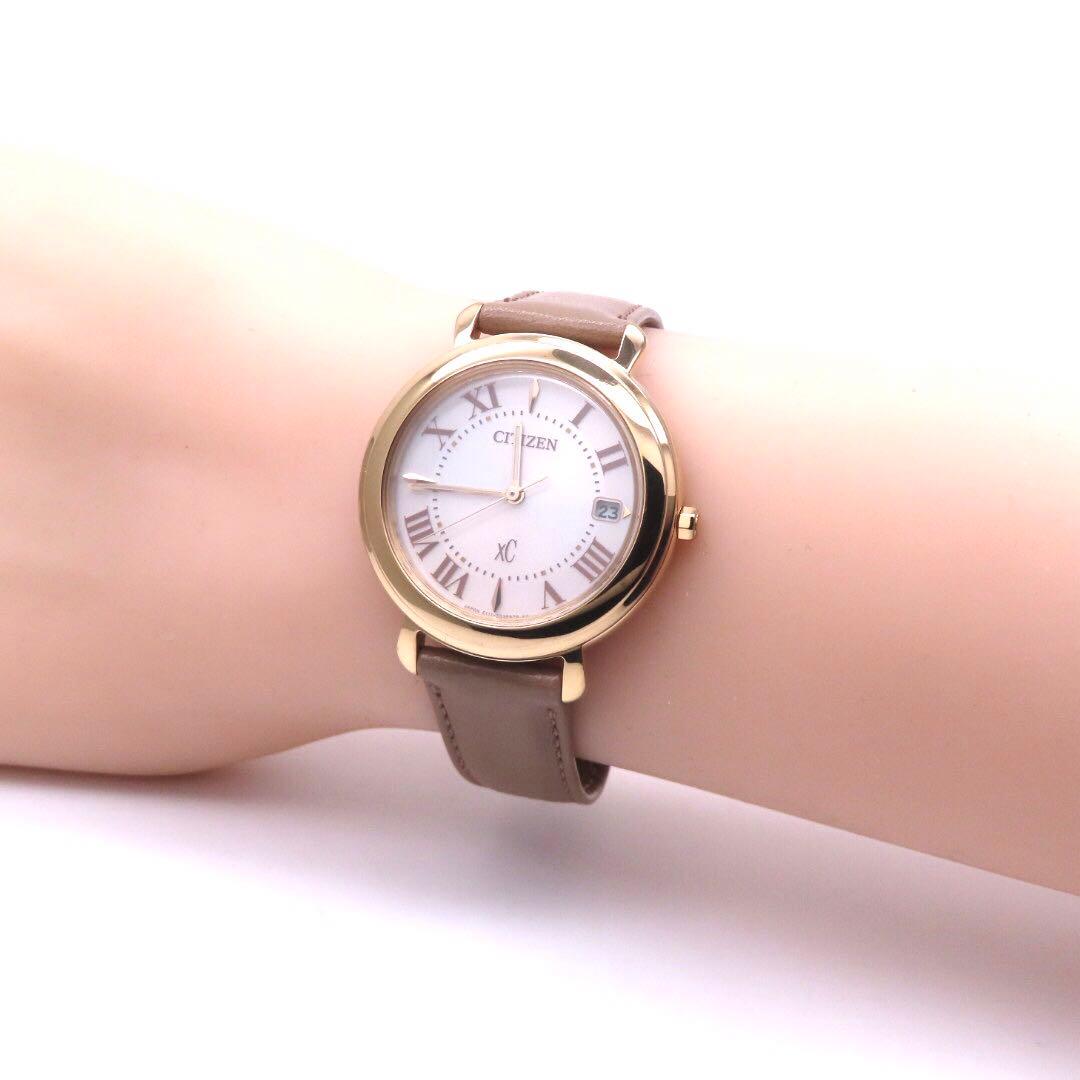 美品 EO1203 03A クロスシー シチズン 時計 ソーラー エコドライブ
