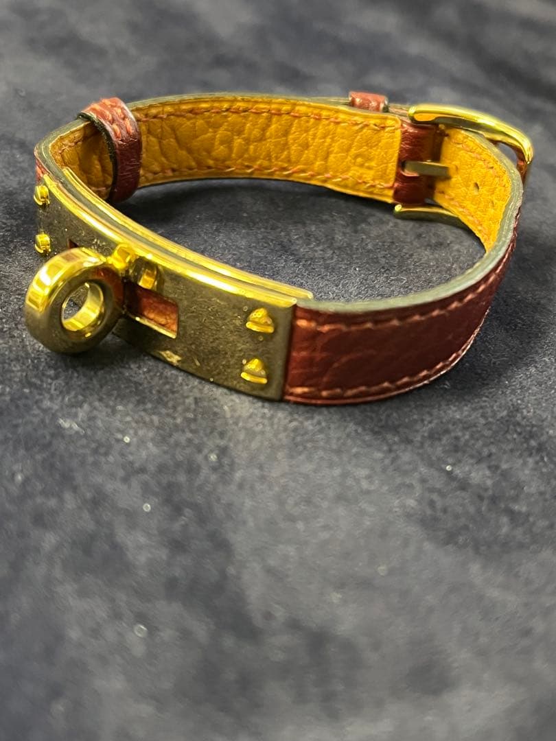 HERMES ケリーウォッチ ヴィンテージ 赤文字盤 動作未確認 ボルドー