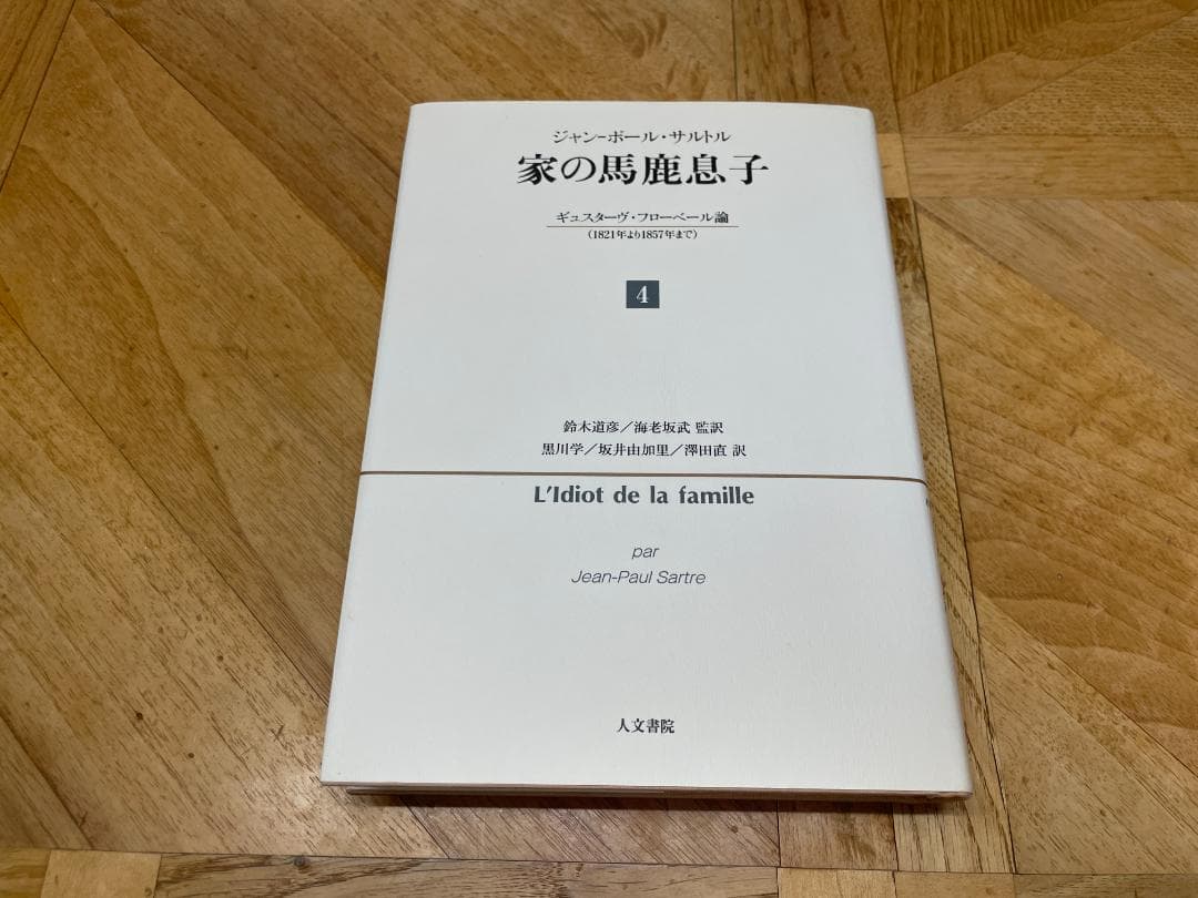 【未使用に近い】家の馬鹿息子 ４ / サルトル