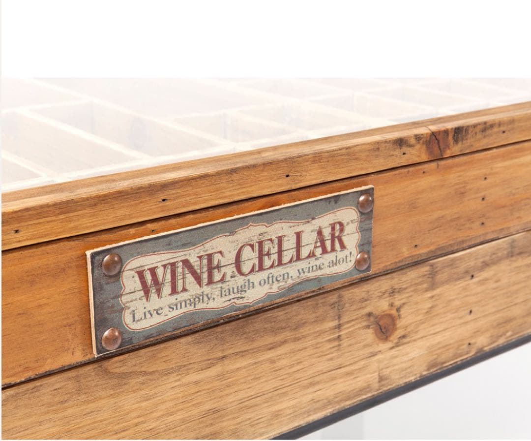 KARE コレクターヴィンテージ風木製ローテーブル 122x55cm