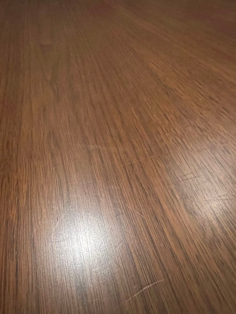 ブラウン木製長方形テーブル