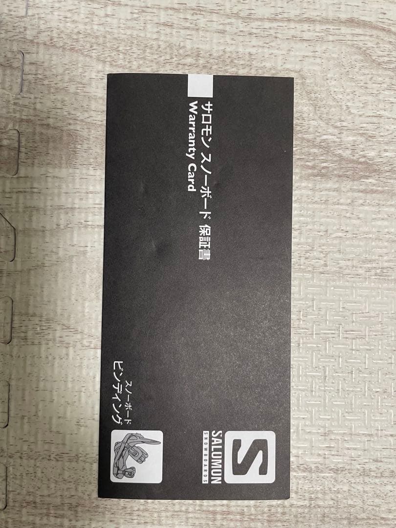 保証書付　SALOMON DISTRICT HPS スノーボードビンディング