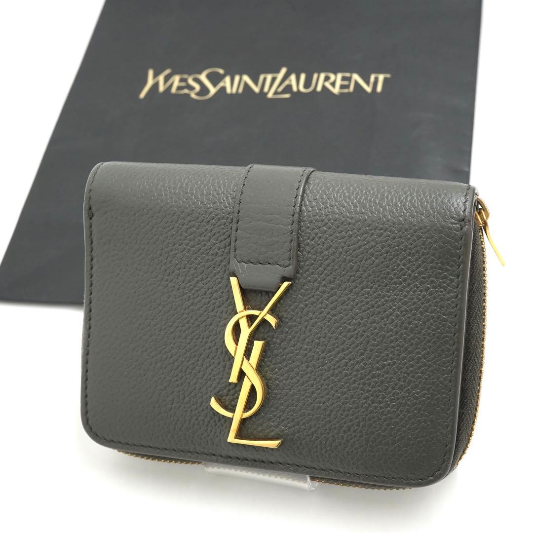 ✨未使用展示品✨　Yves Saint Laurent ミニ財布　カサンドラ