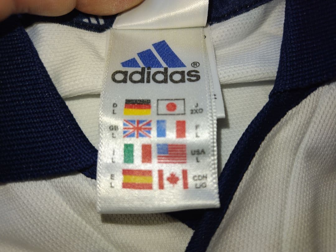 adidas レアル・マドリード 2000年 ホーム長袖 Lサイズ 未使用品