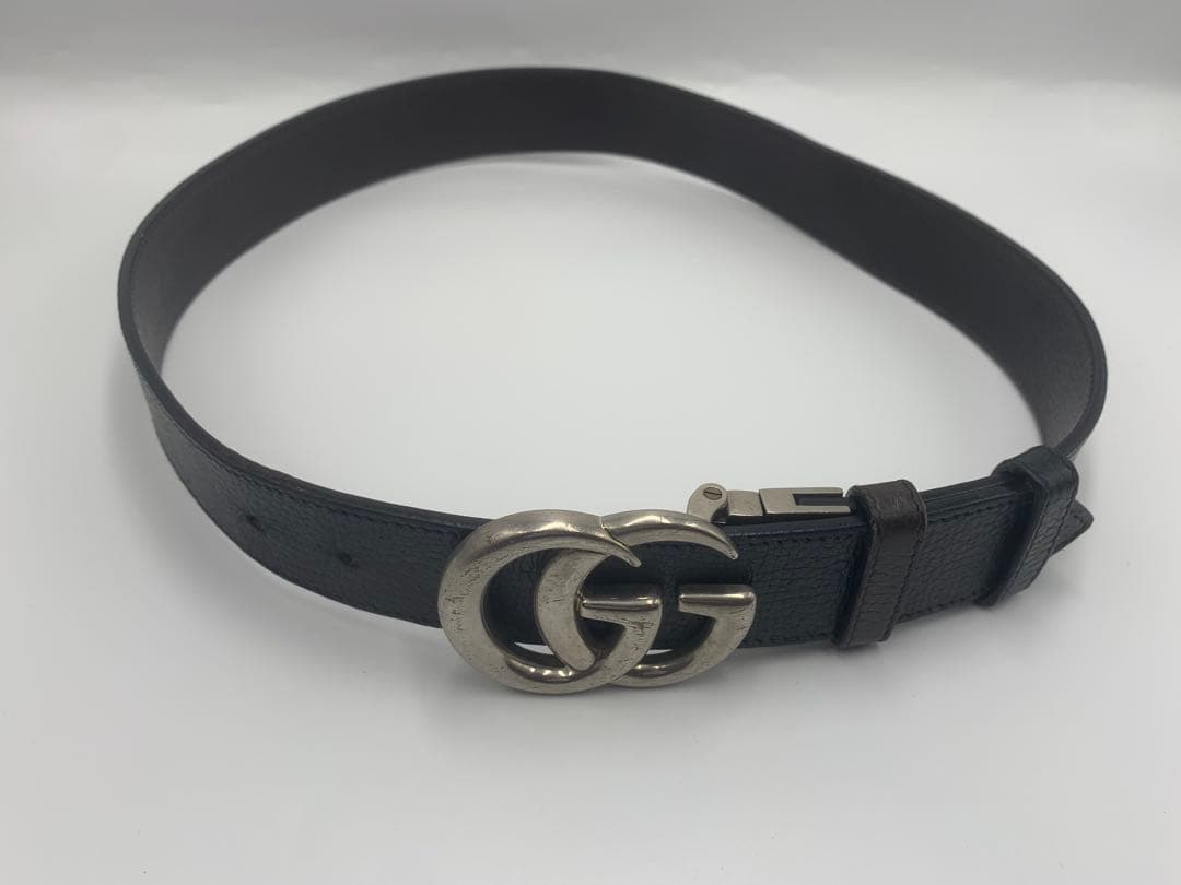 GUCCI グッチ ダブルG リバーシブル スリムベルト