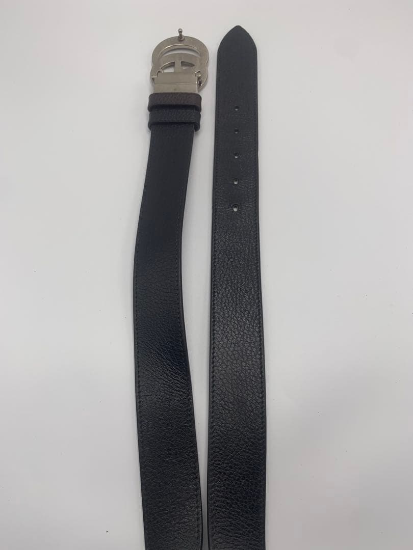 GUCCI グッチ ダブルG リバーシブル スリムベルト