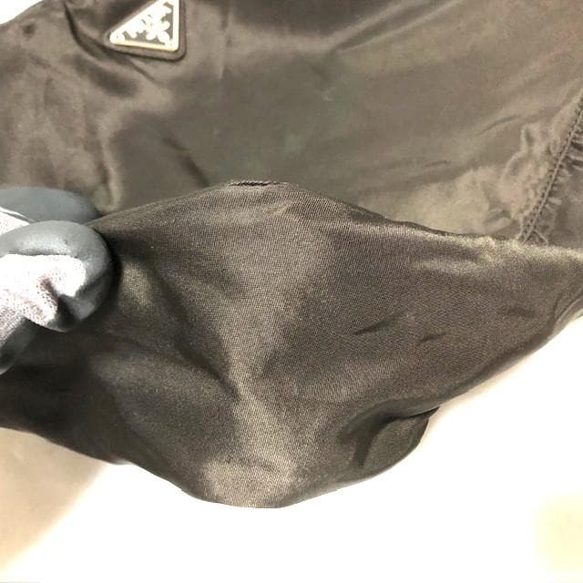 PRADA ナイロン プラダ ナイロンバック ハンドバッグ 三角ロゴ ブラウン