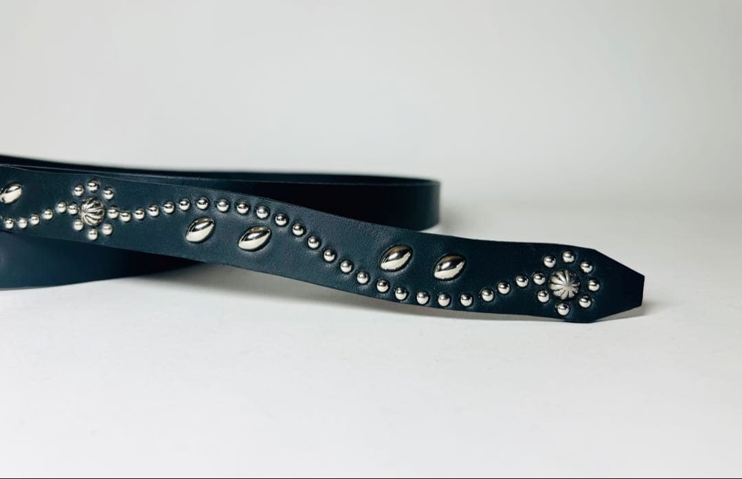 スタッズナローベルト18mm幅ダブルリーフhtcナロー好き