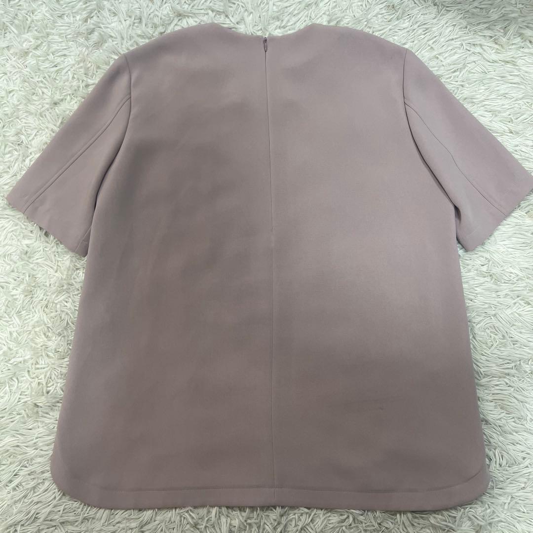 セオリーリュクス セオリー ブラウス くすみピンク 24ss 半袖