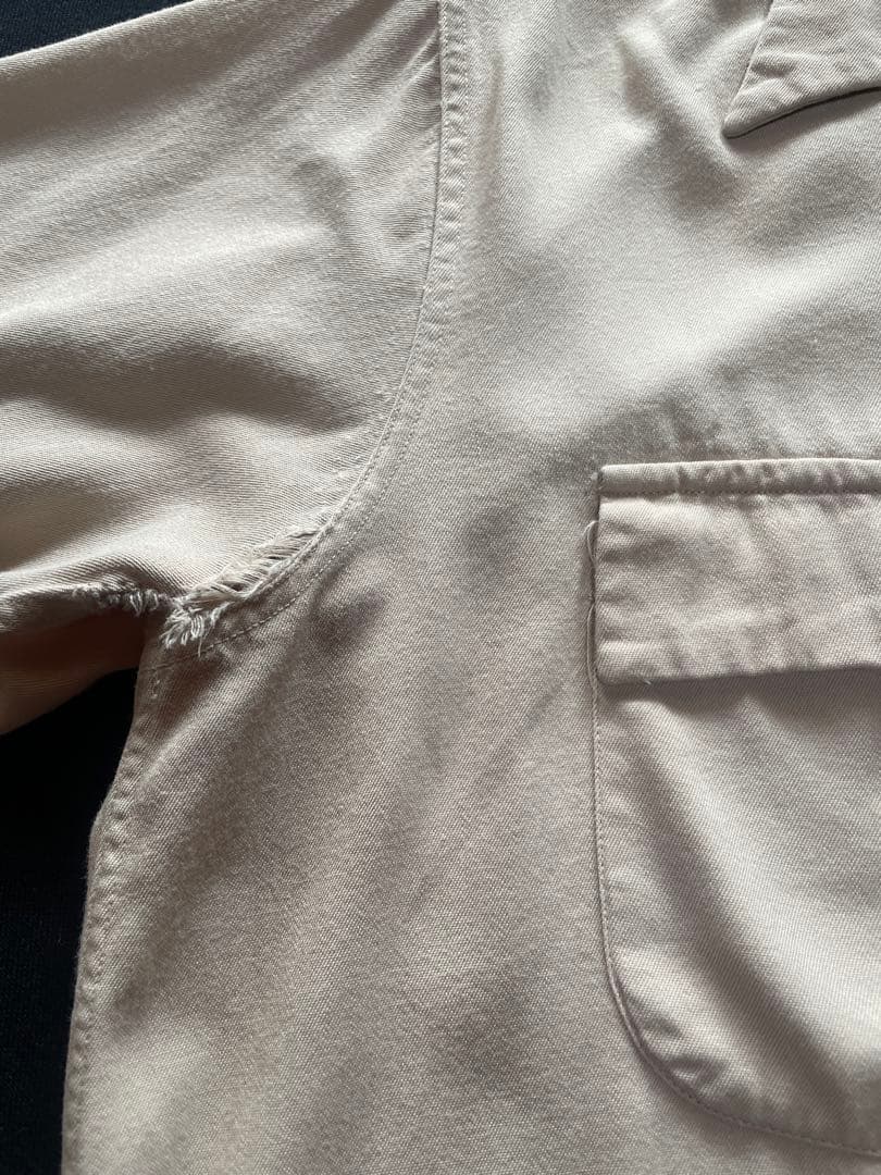 50's PILGRIM サンドベージュ レーヨンシャツ