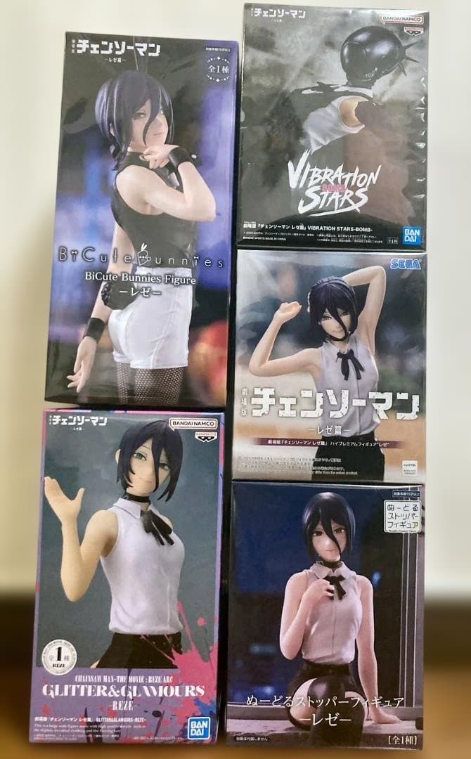 フィギュアセット　チェンソーマン　レゼ　5体セット