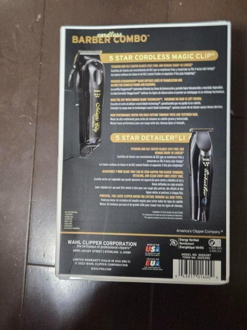WAHL MagicClip&Detailerバリカンブラック@96❽l7p86