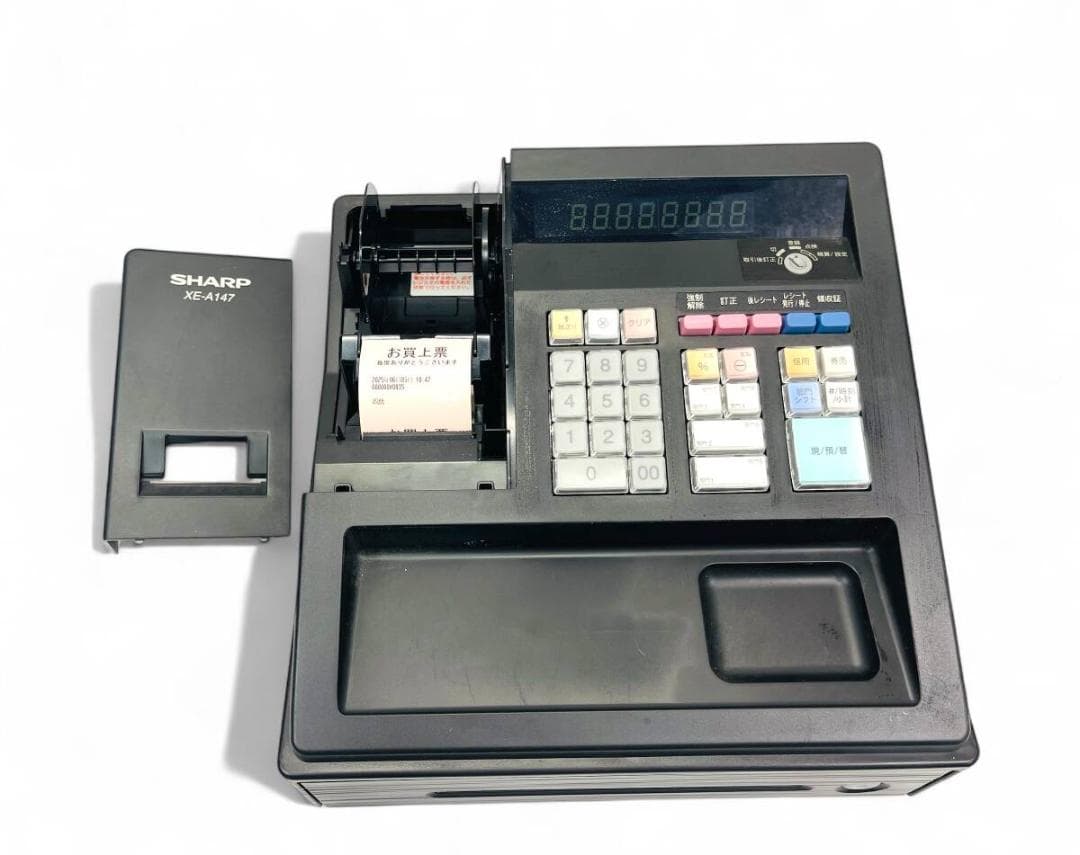 【美品】SHARP シャープ XE-A147 電子レジスタ 店舗用品