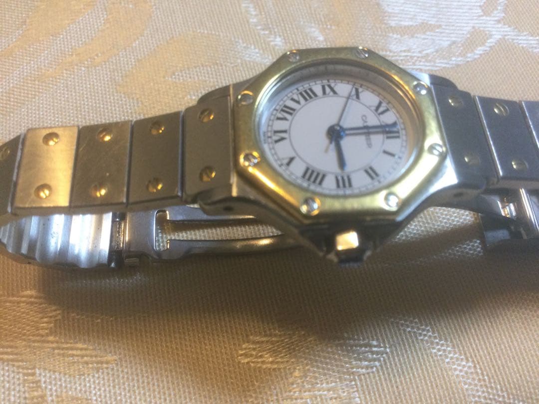 カルティエ　サントスオクタゴン　腕時計　レディース 自動巻き