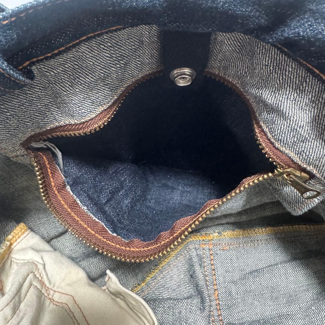 希少 エビス EVIS デニムトートバッグ インディゴ かもめ